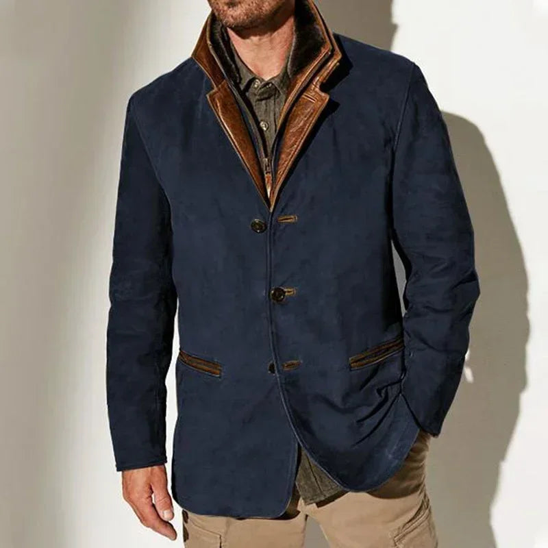 Alessandro Veneti Vintage Suede Coat